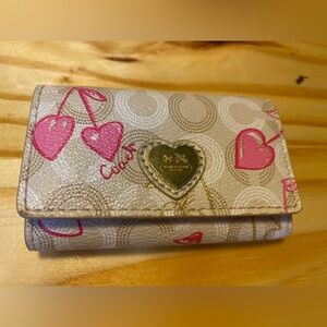 Coach cherry key case